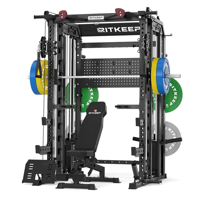 RitKeep Nimitz N1 Counterbalanced All-in-One Smith Machine Package