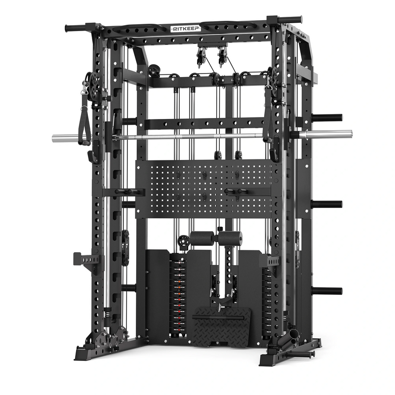 ANVIL S1 Unilateral and Bilateral Training Smith Machine with Rear Dual Weight Stack