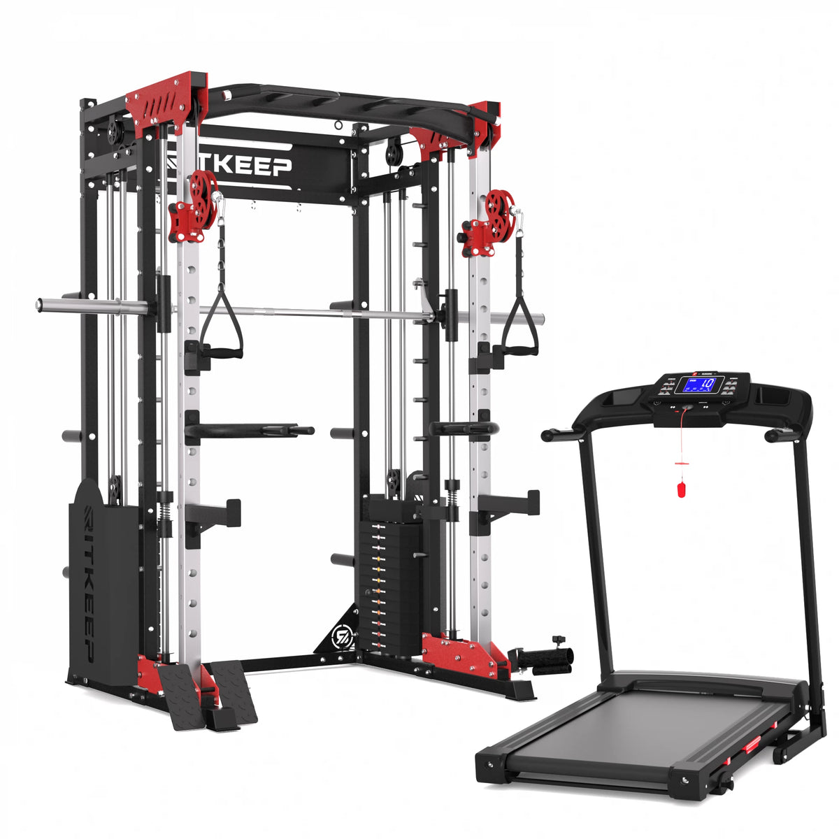 PMAX-5600 Smith Machine & Treadmill Home Gym Package | RitKeep PMAX-5600 Smith Machine & Treadmill Home Gym Package | RitKeep