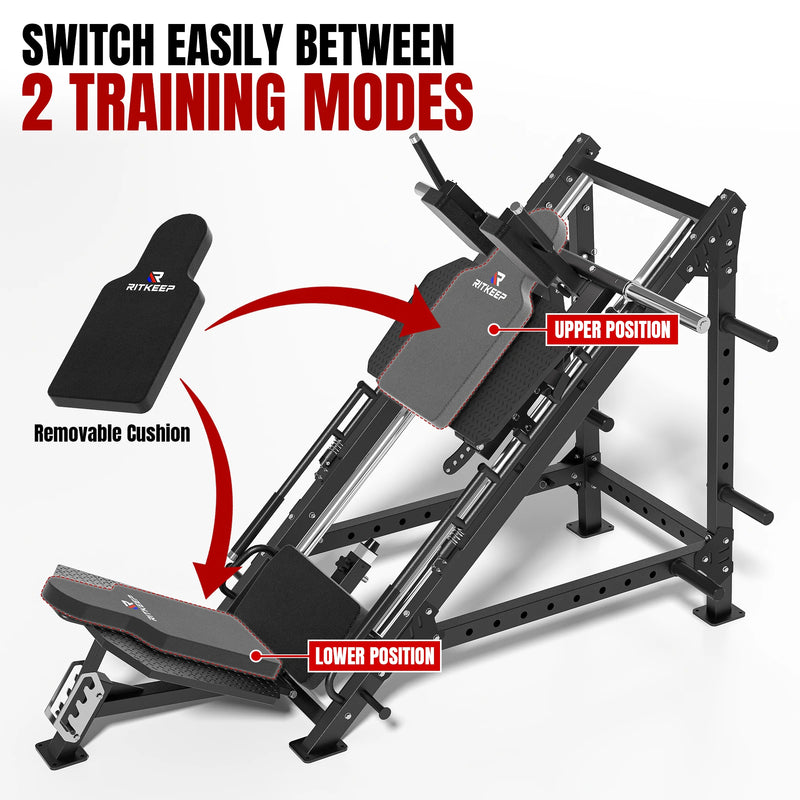RitKeep Thunderbolt A10 Leg Press Hack Squat Machine