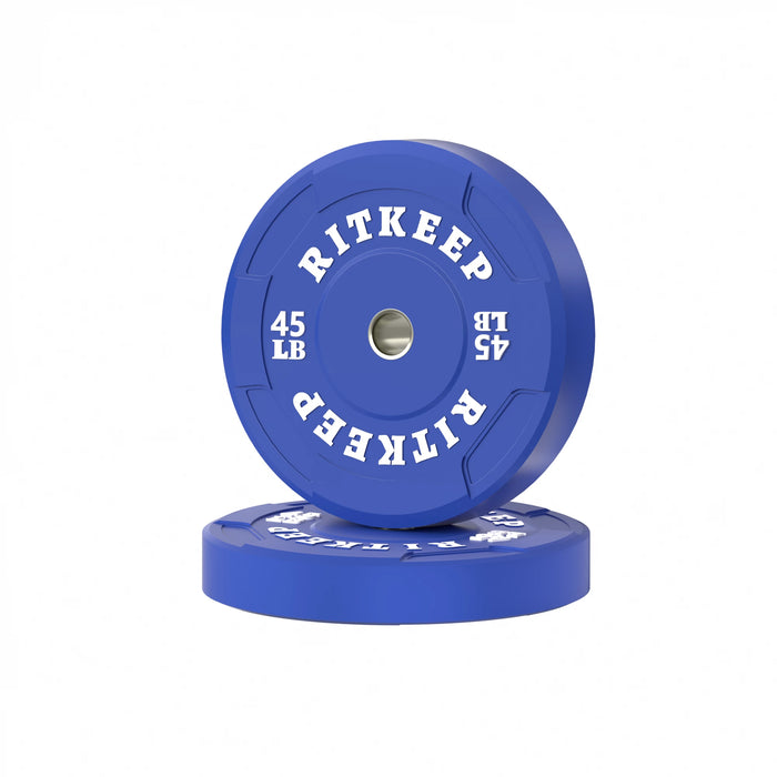 2" Olympic EZ Grip Low Bounce Color Bumper Plates