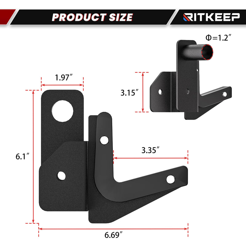 J CUPS 50 X 70mm | Smith Machine Attachments (Sold in Pair)