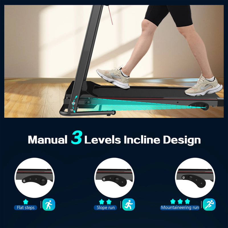 RitKeep RTMX-750 2.5HP Folding Motorized Treadmill with Bluetooth