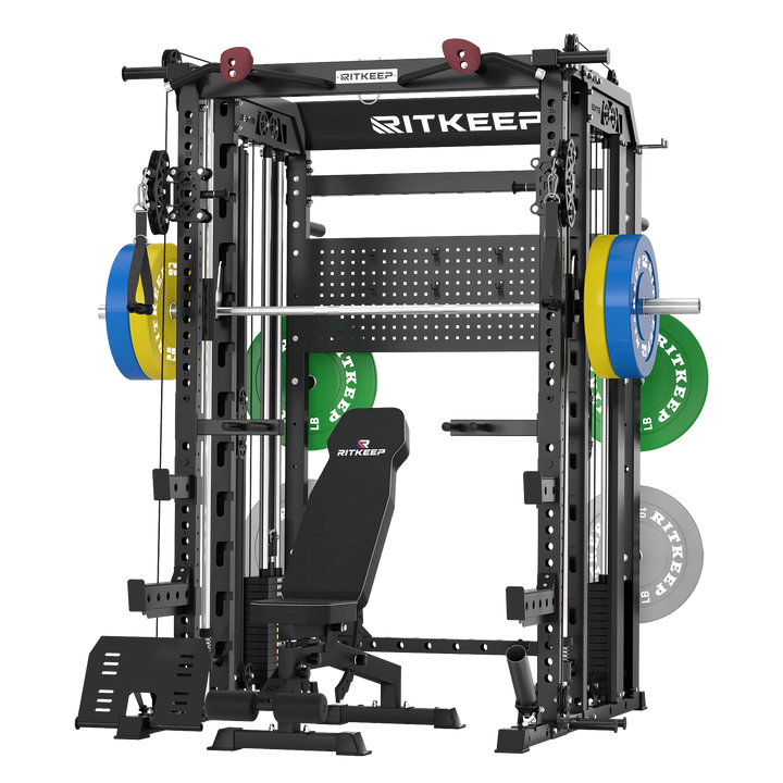 RitKeep Nimitz N1 Counterbalanced All-in-One Smith Machine Package