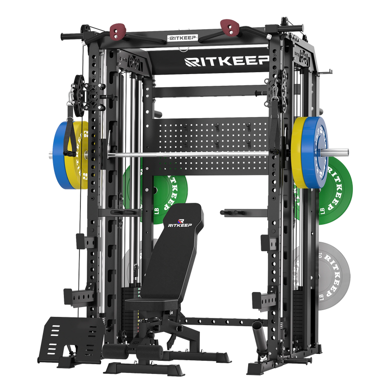 RitKeep Nimitz N1 Counterbalanced All-in-One Smith Machine Package