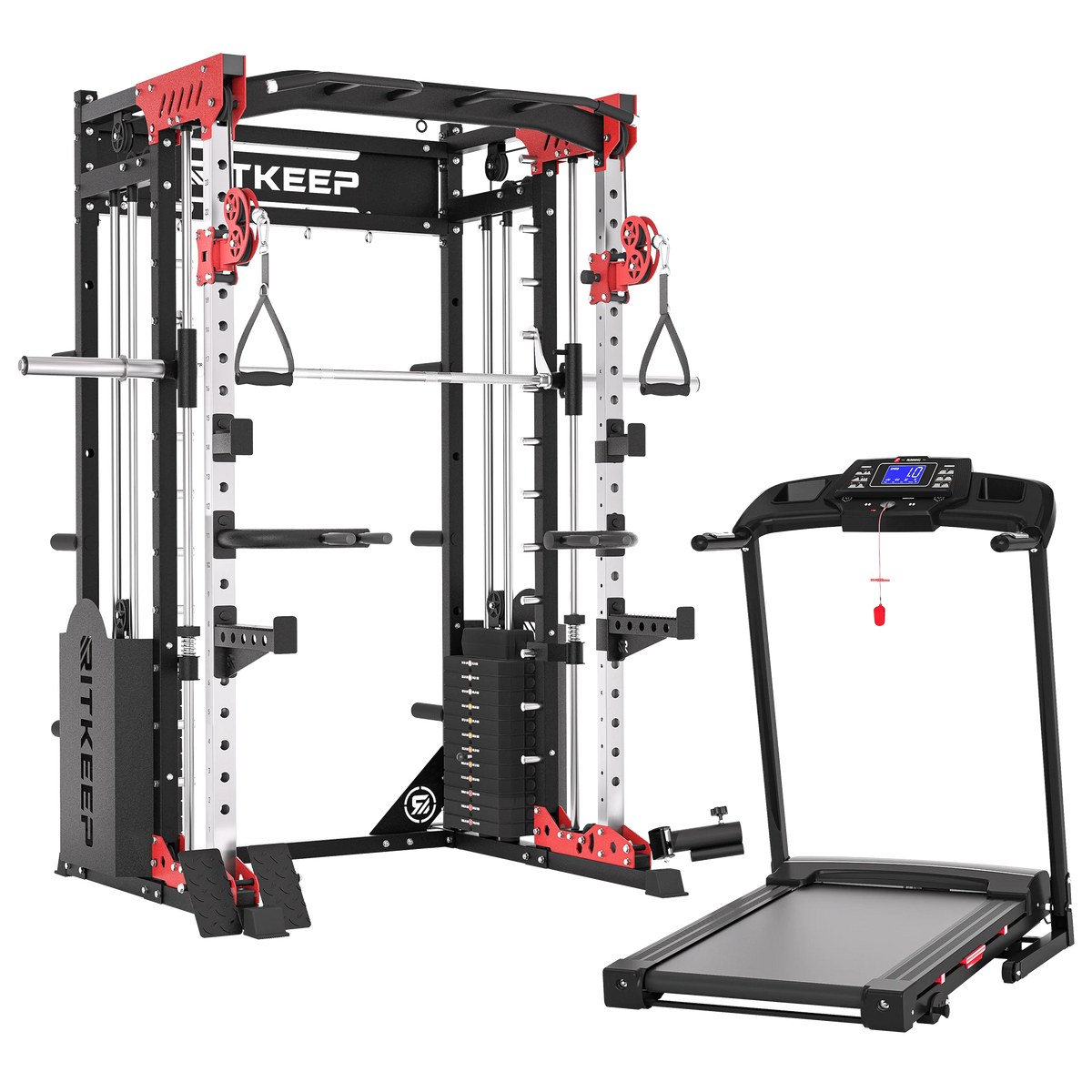 PMAX-5600 Smith Machine & Treadmill Home Gym Package – RITKEEP USA