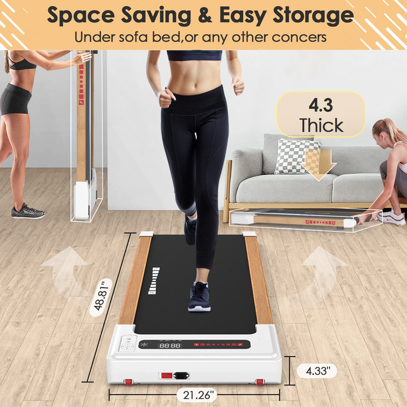RitKeep Q20 Walking Pad for Home with Shock Absorbing & Remote Control