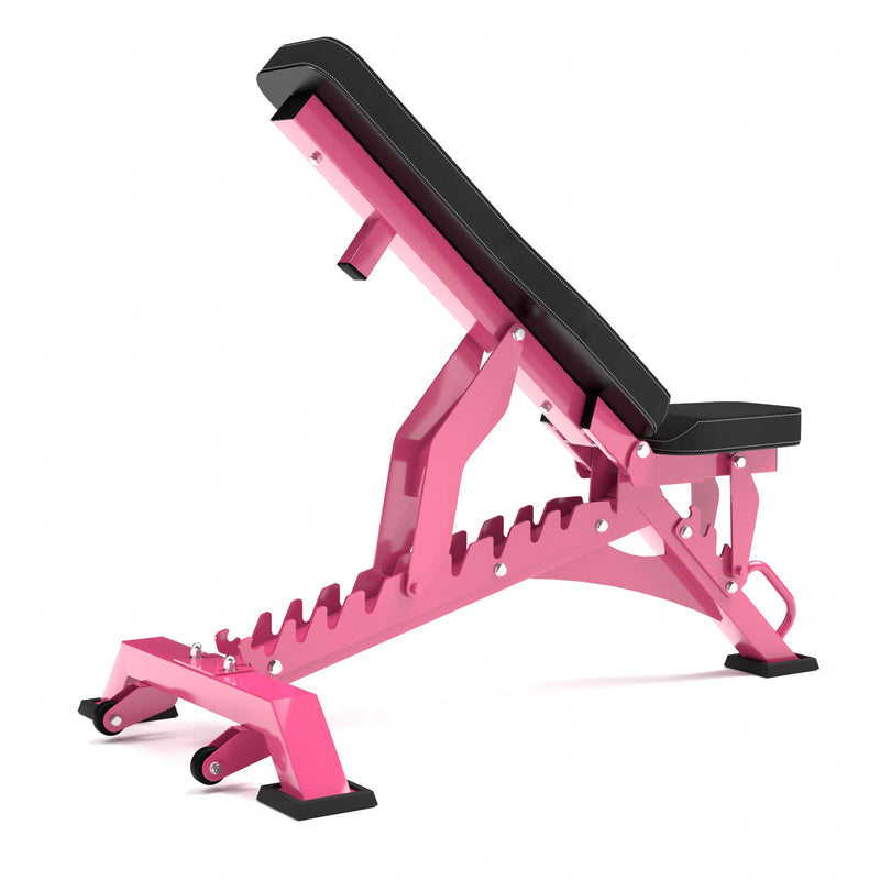 Pink RAB-3000 Adjustable Heavy Duty Incline Weight Bench