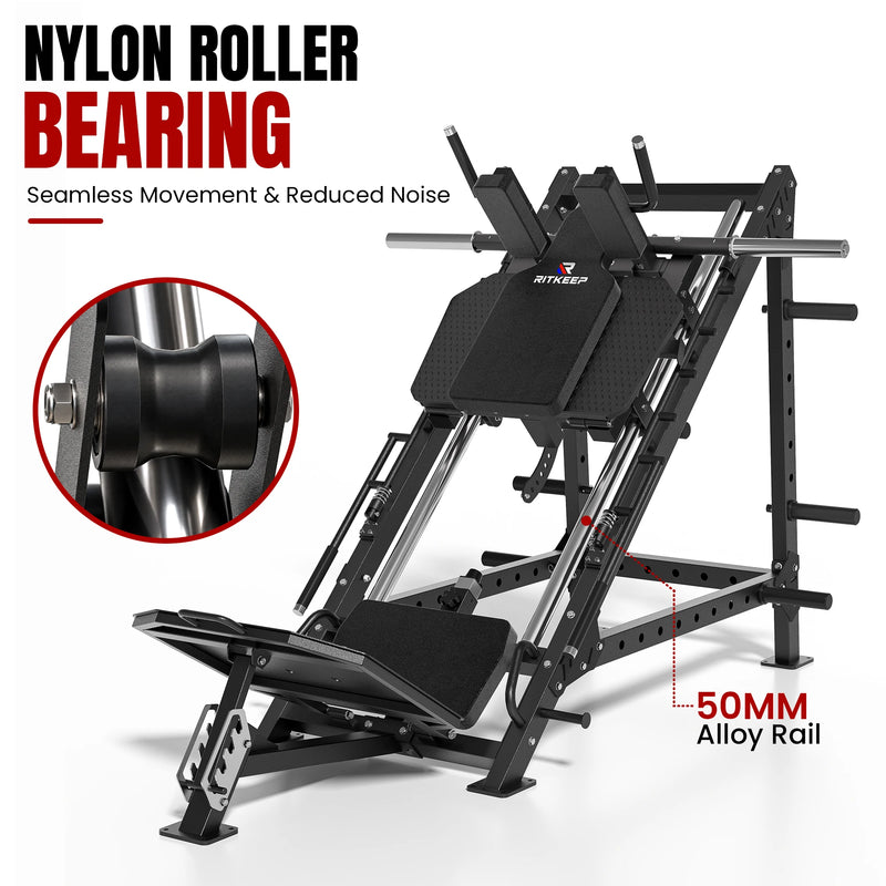 RitKeep Thunderbolt A10 Leg Press Hack Squat Machine