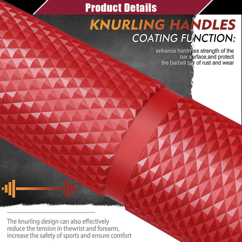 RitKeep 7ft Red Olympic Barbell