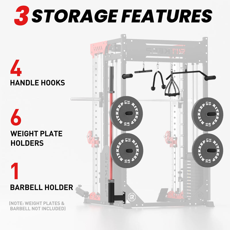 PMAX 5600 Home Gym Smith Machine (2025 Version) - Integrated Weight System
