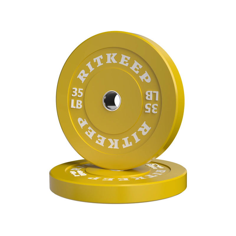 RitKeep 2" Olympic Low Bounce Color Rubber Weight Plates