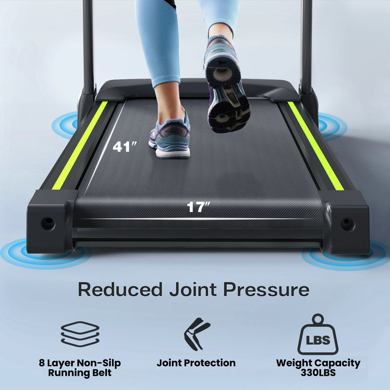 RTMX 1550 Shock-Absorbing Foldable LED Treadmill