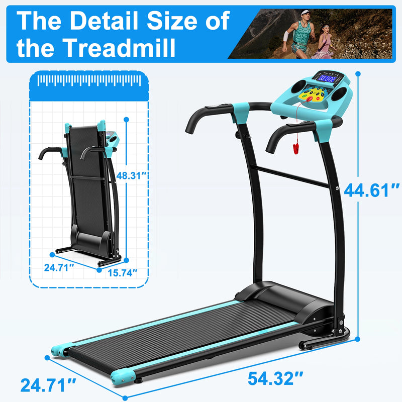 RTMX-950 2.5HP Foldable Treadmill with 5-Layer Belt