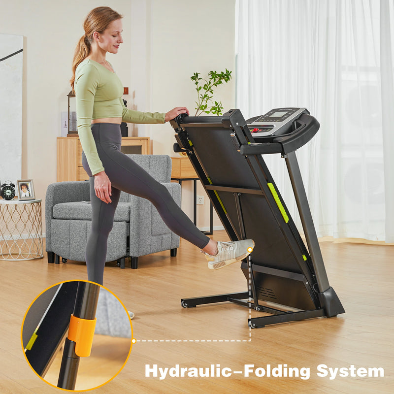 RTMX 1550 Shock-Absorbing Foldable LED Treadmill