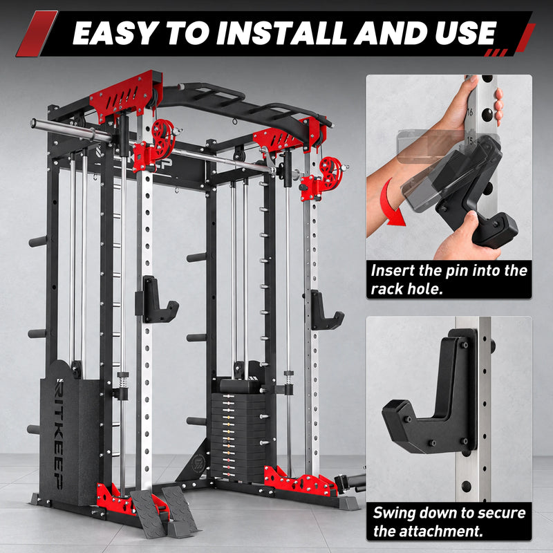 RitKeep Sandwich J-Hooks for 2" X 2" Racks