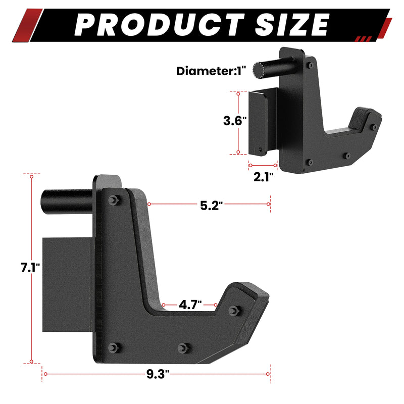RitKeep Sandwich J-Hooks for 2" X 2" Racks
