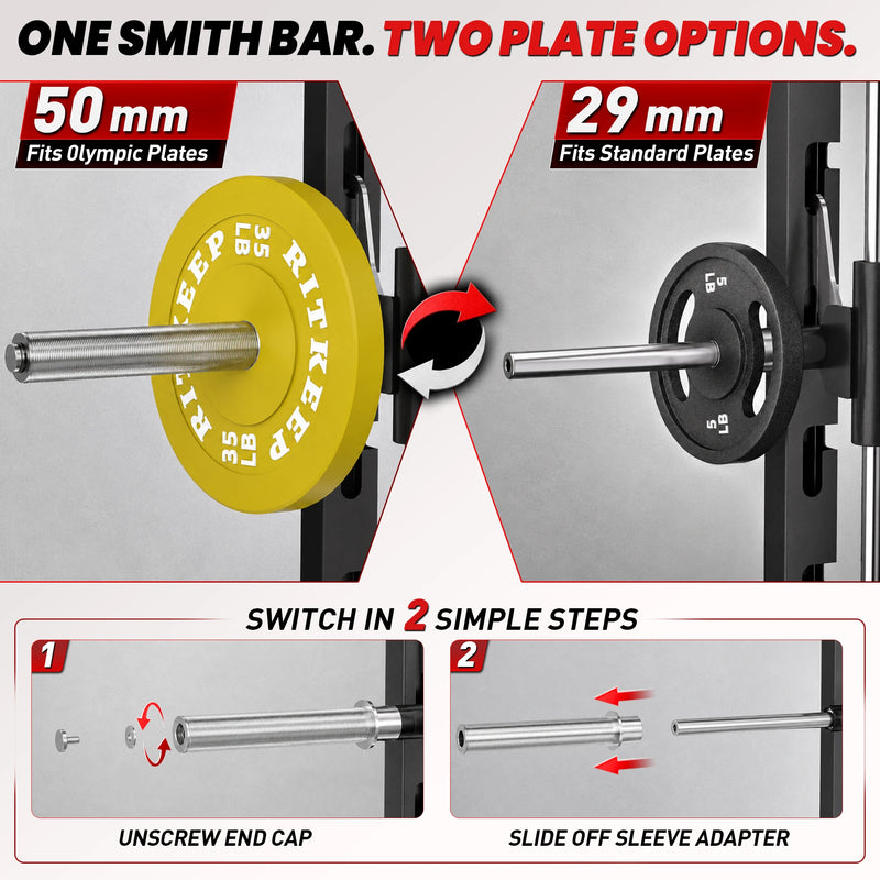 RitKeep Nimitz N1 Counterbalanced All-in-One Smith Machine