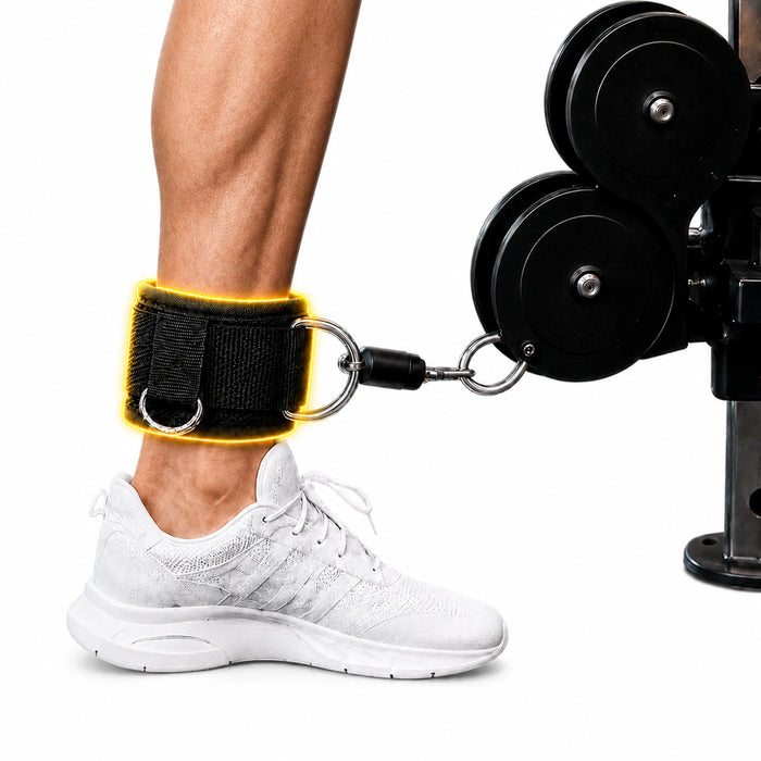 Gym Ankle Strap for Cable Machine (Pair)