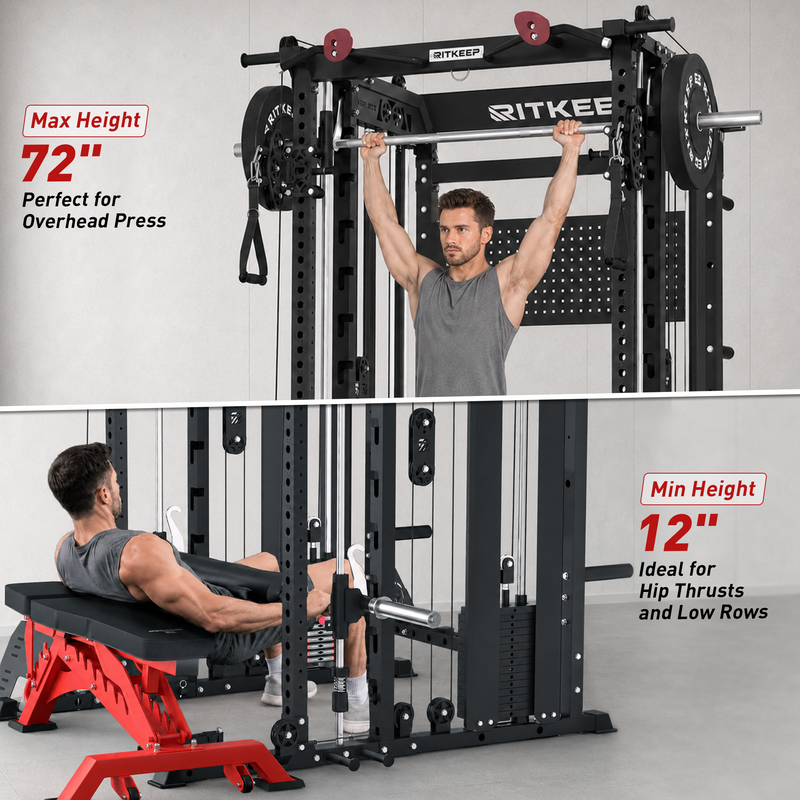 RitKeep Nimitz N1 Counterbalanced All-in-One Smith Machine