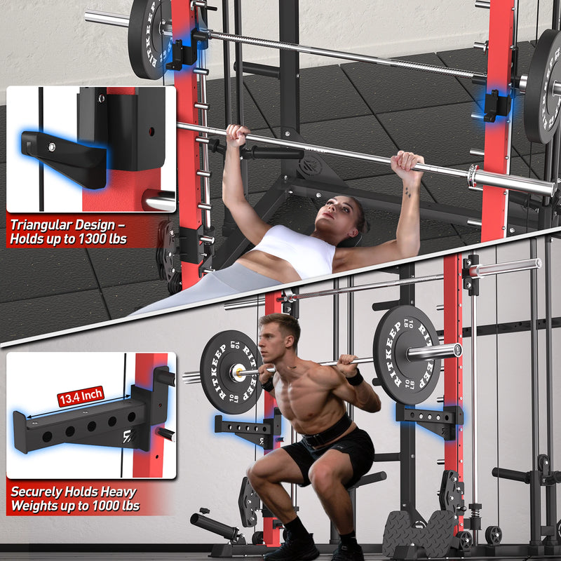 PMAX 4750 Dual Plate Loaded Multi Functional Smith Machine
