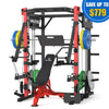 PMAX-4750 Dual Plate Loaded Squat Exercise Machine Gym Equipment Package
