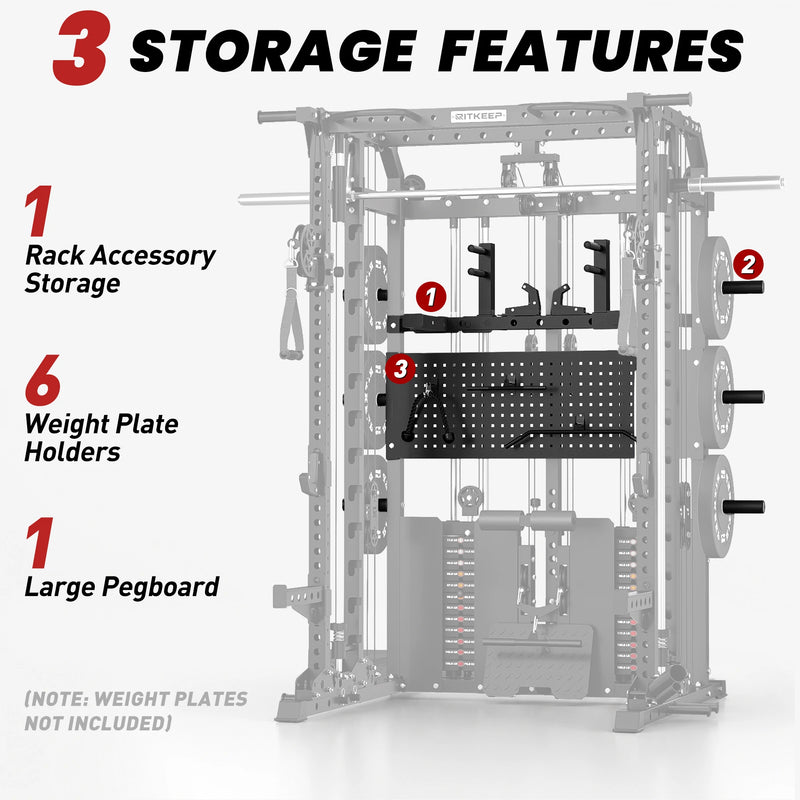 ANVIL S1 Unilateral and Bilateral Training Smith Machine with Rear Dual Weight Stack
