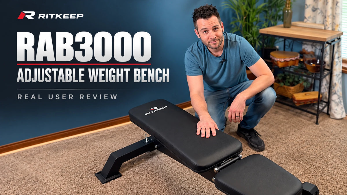 RitKeep Heavy Duty, Adjustable & Easy Assembly RAB 3000 Weight Bench Review