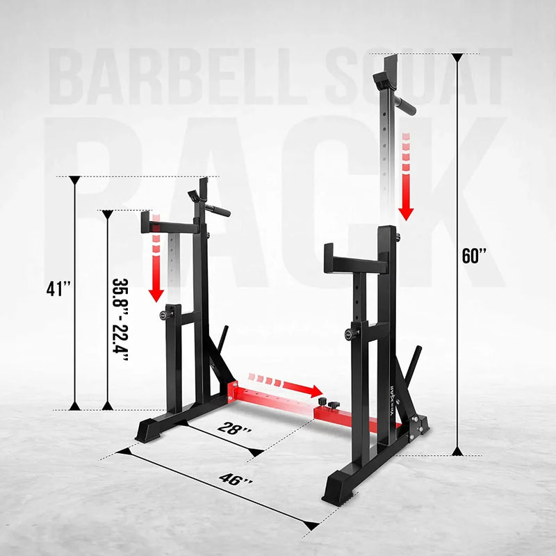 MEIZHI Series Multiple Strength Training Barbell Squat Rack