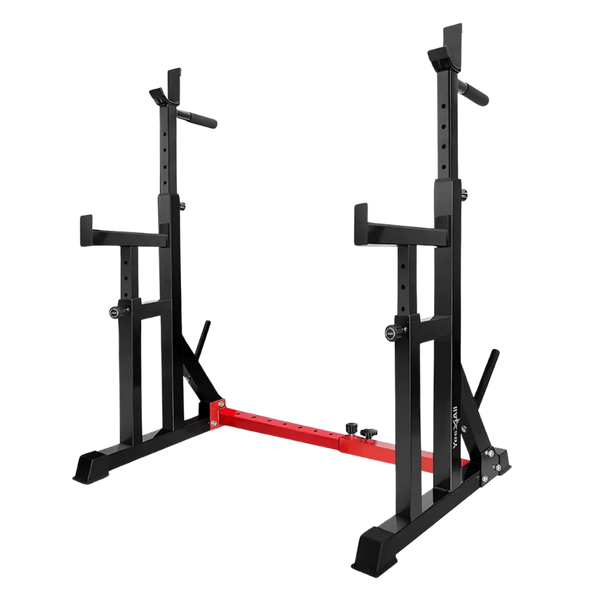 RitKeep MEIZHI Series Multiple Strength Training Barbell Squat Rack in black