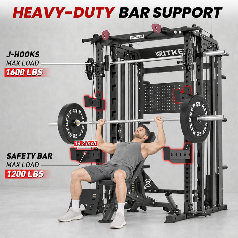 RitKeep Nimitz N1 Counterbalanced All-in-One Smith Machine