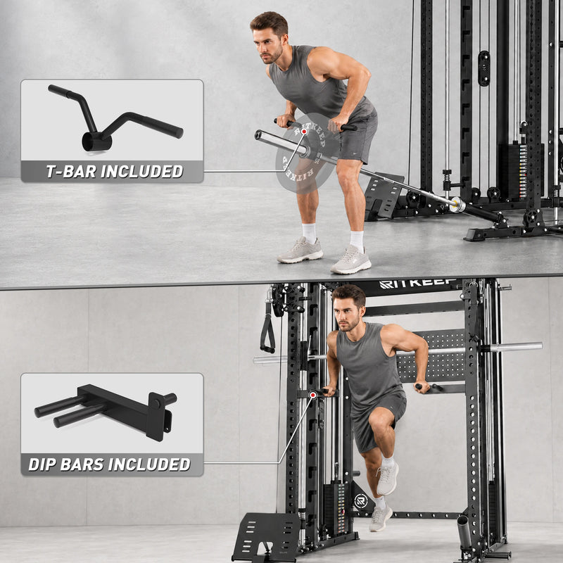 RitKeep Nimitz N1 Counterbalanced All-in-One Smith Machine