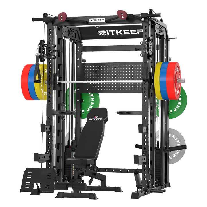 RitKeep Nimitz N1 Counterbalanced All-in-One Smith Machine Package
