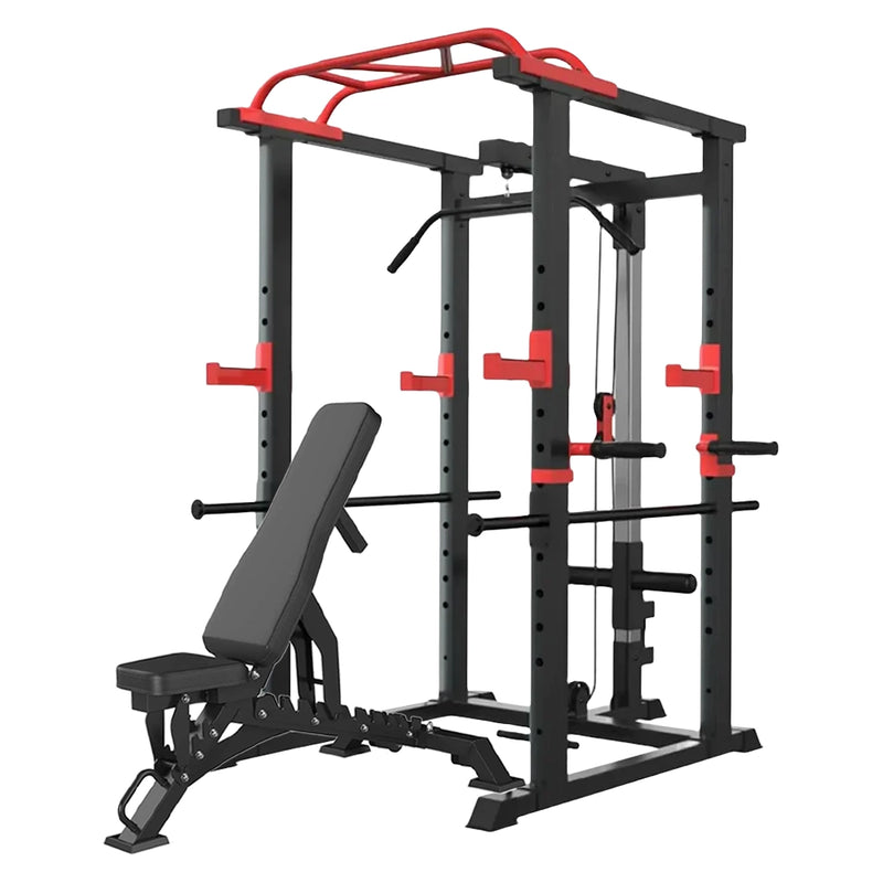 RitKeep RMAX-3750  Power Rack With Weight Bench Combo