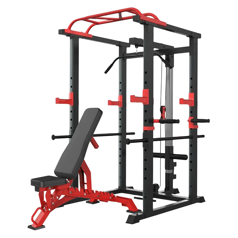 RitKeep RMAX-3750  Power Rack With Weight Bench Combo