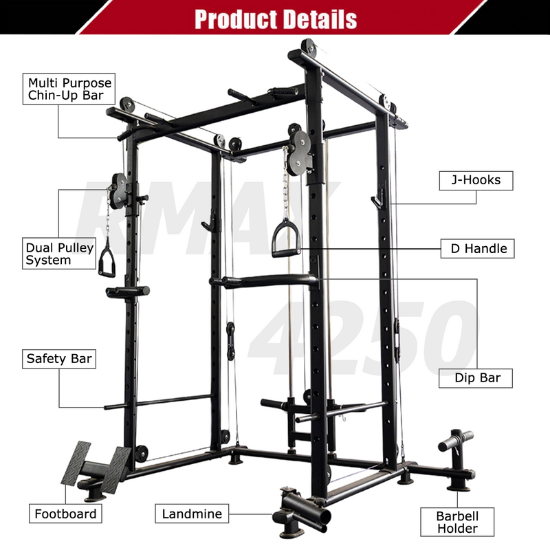 RitKeep RMAX-4250 Heavy Duty Functional Adjustable Power Cage