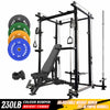 RitKeep RMAX-4250 230LB Color Weight Plate Diy Power Rack Home Gym Package Pro