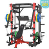 PMAX-4750 Dual Plate Loaded Squat Exercise Machine Gym Equipment Package