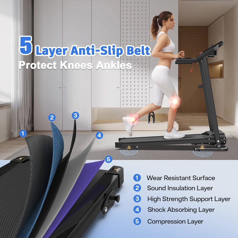 RTMX 850 Brushless Motor Quiet Foldable Treadmill