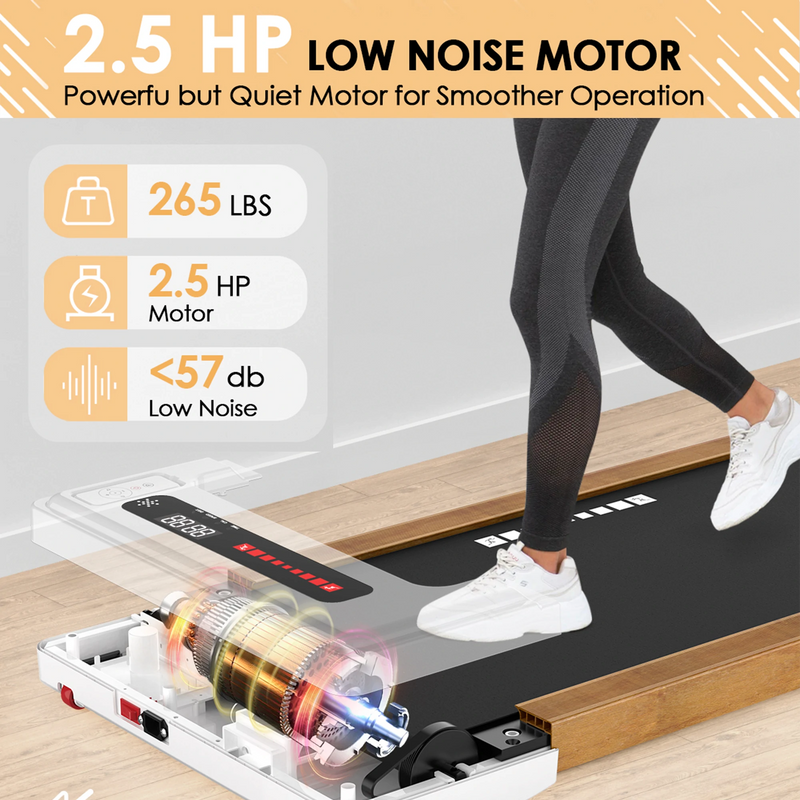 Q20 Shock Absorbing Walking Pad Treadmill RitKeep