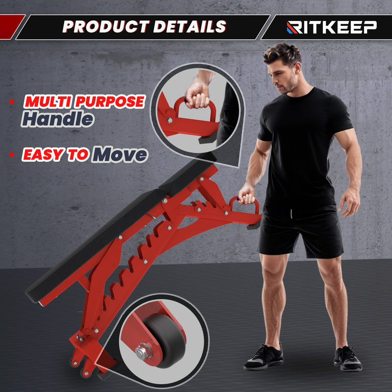 4ft Olympic EZ Curl Bar & Weight Bench Package