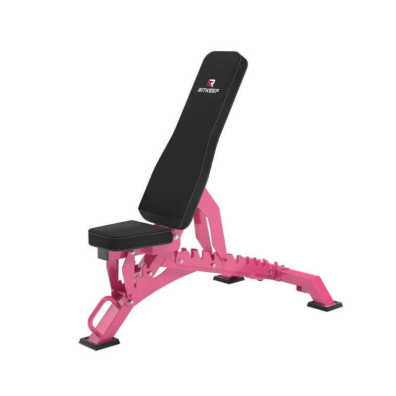 Pink RAB-3000 Adjustable Heavy Duty Incline Weight Bench