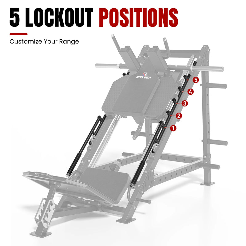 RitKeep Thunderbolt A10 Leg Press Hack Squat Machine