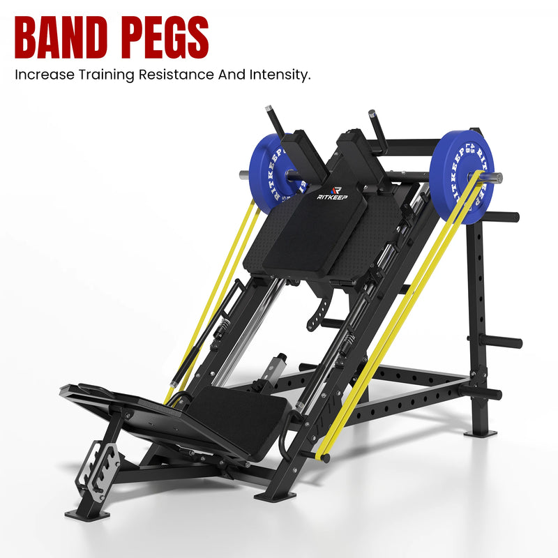 RitKeep Thunderbolt A10 Leg Press Hack Squat Machine