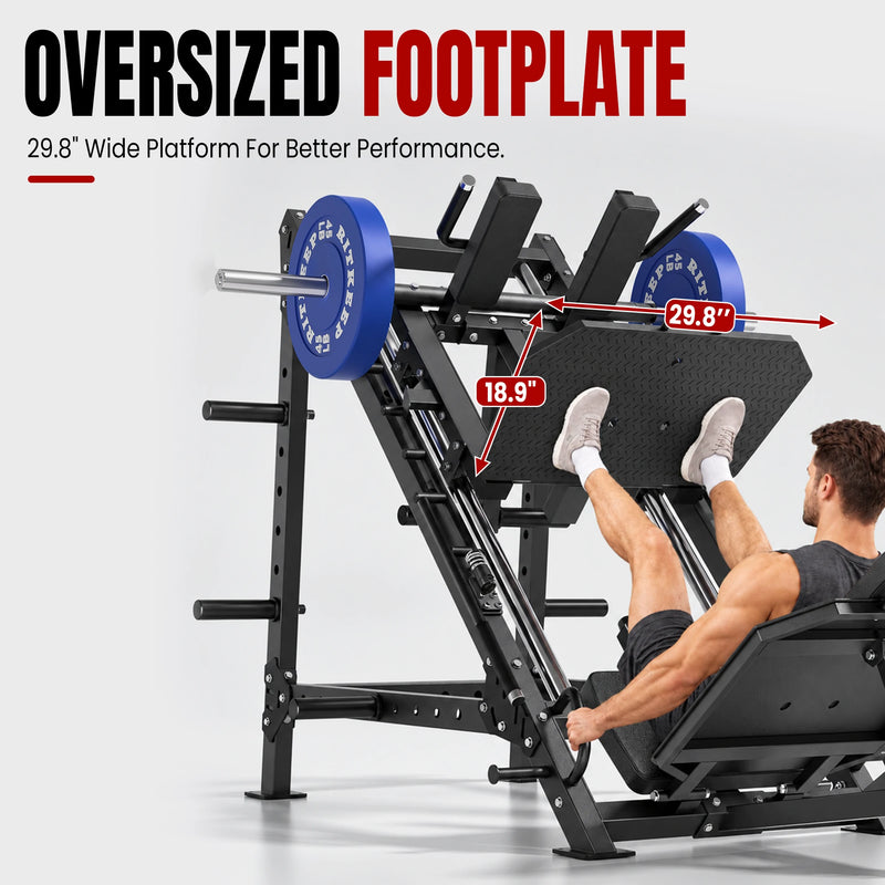 RitKeep Thunderbolt A10 Leg Press Hack Squat Machine