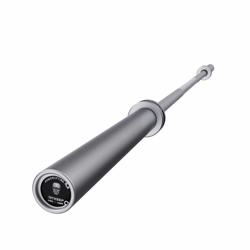 RitKeep 7ft White Olympic Barbell Powerlifting Bar