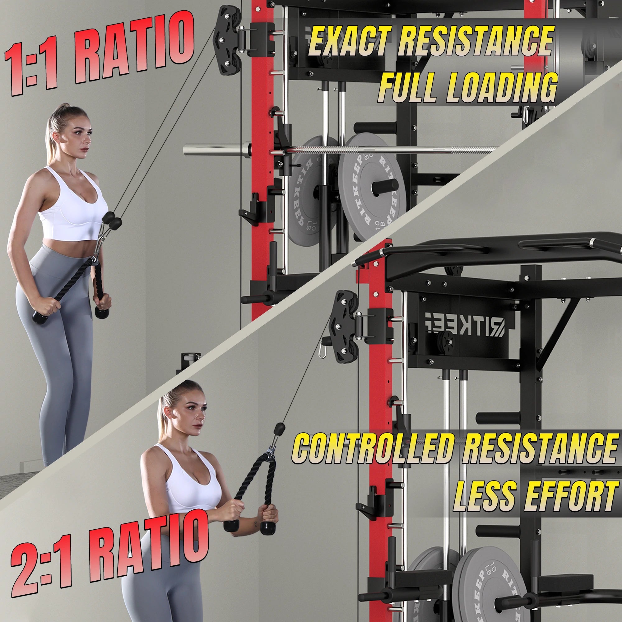 PMAX 4750 All In One Home Gym Smih Machine Ritkeep RitKeep