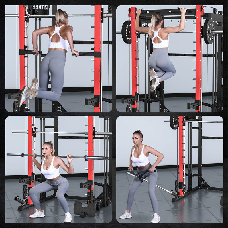 RitKeep PMAX 4750 Dual Plate Loaded Multi Functional Smith Machine