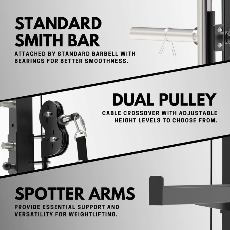 Details of Smith Machine with Functional Trainer
