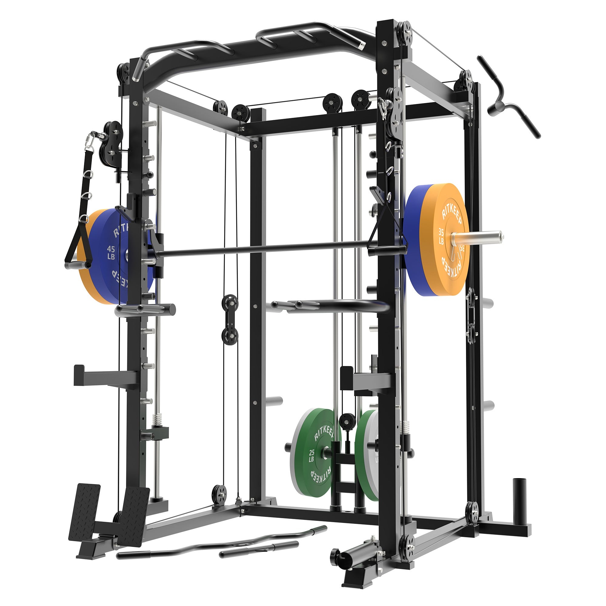 PMAX-4550 All-In-One DIY Smith Machine Home Gym Package | RitKeep